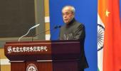 President reminds China of Indian support to its UN membership