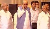 Farooq Abdullah draws flak for using phone during national anthem