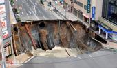 WTH! 15-metre deep sinkhole swallows Japanese street