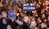 'NOT MY PRESIDENT' protests take over America