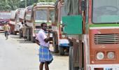 Demonetisation brings trucks to a halt; drivers 'virtually begging' for food