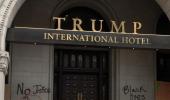 Trump's new hotel hit with 'Black Lives Matter' graffiti