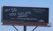 'Hey ISIS, you suck': America's 'Actual Muslims' launch billboard campaign