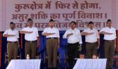 PHOTOS: RSS workers don new uniform on foundation day