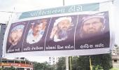 Bad company! Kejriwal shares space with Osama, Hafiz Saeed in posters in Surat