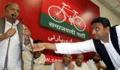 Tears, verbal spats, scuffles mar SP meet called by Mulayam