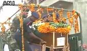 Gloom and anger descend on village as martyred Mandeep Singh is laid to rest