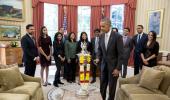 Obama lights first-ever Diwali diya in White House