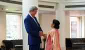 Despite rain and traffic, Kerry still had a 'terrific' India trip