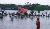 In Tamil Nadu, fishermen kick up a storm in the sea