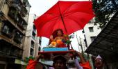 Celebrations begin as devotees bring Ganpati home