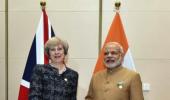 Modi meets new UK PM Theresa May