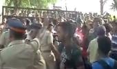 Stampede breaks out at naval recruitment exam in Mumbai