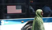 Woman wearing hijab set on fire on New York city street