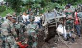 46 killed as 2 buses hit by massive landslide in Himachal