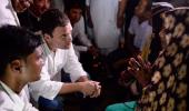 Gorakhpur a govt-made tragedy: Rahul after meeting bereaved families