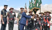 PHOTOS: President's Colours for Ladakh Scouts