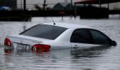 30 dead as Harvey makes 2nd landfall near Louisiana-Texas border