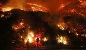 'It burns and it keeps burning': Wildfires blaze across California