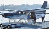 WATCH: Modi's seaplane ride on Sabarmati river