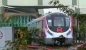 Days before launch, Delhi Metro train rams into wall