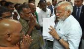 PM visits Ockhi affected areas, announces relief measures