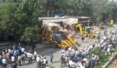 Kamala Mills fire: 100 illegal structures demolished in BMC crackdown