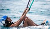 Gone with the wind: 'Chill' Obama kite-surfs with Richard Branson