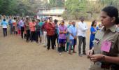 55% voting in Mumbai; CM thanks people for 'record' turnout