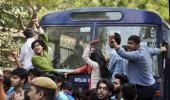 ABVP, AISA clash at DU College; many, including cops, injured