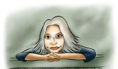 And Indrani Mukerjea sat there, alone...