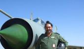 PHOTOS: IAF chief BS Dhanoa flies solo in MiG-21