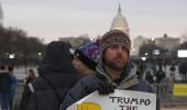 PHOTOS: Protests mark the start of Trump's presidency