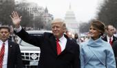 PIX: Trump walks in inaugural parade amid protests