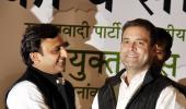 Akhilesh & Rahul: 'UP ko ye saath pasand hai'