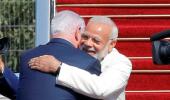 Modi begins 'groundbreaking' visit, Netanyahu says 'historic'