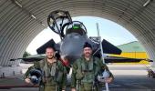 PHOTOS: IAF chief Dhanoa flies Rafale jet in France