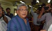 Sitaram Yechury manhandled in Delhi, 2 held