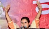 Hang beef-eaters, says sadhvi; prosecute her, says Cong