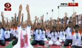 PHOTOS: Netas bend and twist for Yoga Day