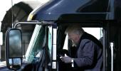 Trump sits in a truck, Twitter goes into overdrive