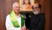 Malaysian PM Razak meets Rajinikanth on Chennai visit