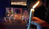 PHOTOS: At India Gate, candle burns brightly for slain Umar Fayaz