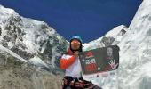 Nepali woman scales Mount Everest with anti-trafficking message