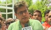 BJD MP Baijayant Panda hurt as partymen pelt stones at each other