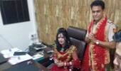 Radhe Maa 'takes loo break' at police station, sits on SHO's chair