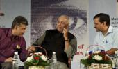 Yashwant Sinha shares dais with Kejriwal, Manish Tewari; BJP fumes