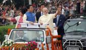 PHOTOS: Modi's Ahmedabad darshan for Abe