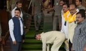 Chandrababu Naidu in Delhi to drum up support against Modi government