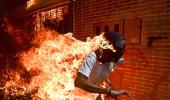 'Burning man' image wins World Press Photo of the Year